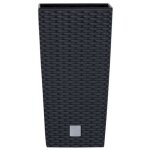 Prosperplast rato 26, 6l pot avec insert 26, 5 x 26, 5 x 50 cm anthracite
