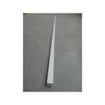 Moulure 20x10mm blanche (au metre) avec couvercle