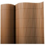 Canisse pvc brise vue, marron, 100 x 500 cm