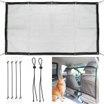 Protection en filet filet barriere de securite de voiture pour animal de compagnie, s�paration auto pour ...