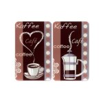 2 couvre - plaques universel arome du café - 52 x 30 cm 2 couvre - plaques universel arome du café - 52 x 30 cm