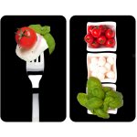 Protection plaque de cuisson 'caprese' en verre tremp wenko pour toute plaques, couvre plaque de cuisson, ...