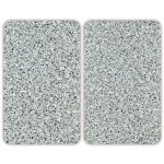 Plaque de protection wenko granit 30 x 52 cm 2 pices en verre plaque de recouvrement cuisinire couvre ...