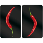 Protection plaque de cuisson wenko couvre plaque de cuisson en verre 'hot pepperoni', lot de 2, verre ... Protection plaque de cuisson wenko couvre plaque de cuisson en verre 'hot pepperoni', lot de 2, verre ...