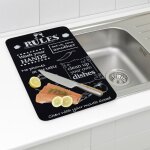 Protection plaque de cuisson wenko lot de 2 couvre plaque de cuisson en verre tremp - gazinire - motif ...
