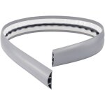 Tru components - prot�ge - c�bles 1566306 pvc gris nombre de canaux: 1 1800 mm contenu: 1. 8 m