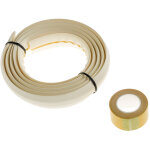 Protge cble rs pro interne: 7. 4mm 7. 4 x 3. 8mm, long. : 1. 83m, larg. : 25, 4 mm, pvc blanc ( prix ...