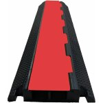 Prot�ge c�ble rs pro, long. : 1m, larg. : 249 mm, caoutchouc noir, rouge ( prix pour 1 )