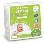 Babysom - protge matelas / alse bb - bamboo - 70x140 cm - impermable - doux et respirant - bouclette ...