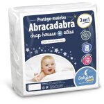 Babysom - protège matelas bébé 2 en 1 - 70x140 cm - drap housse + alèse imperméable - jersey 100% coton ... Babysom - protège matelas bébé 2 en 1 - 70x140 cm - drap housse + alèse imperméable - jersey 100% coton ...