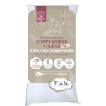 P'tit lit - protge matelas bb 2 en 1 alse + drap housse 70x140 cm impermable - 100% coton - souple ...