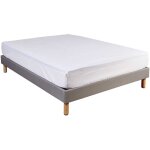Prot�ge matelas molleton 100% coton - bonnet 27 cm 110x200