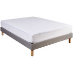 Prot�ge matelas molleton 100% coton - bonnet 30 cm 140x190