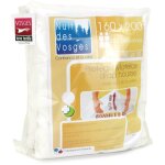 Linnea - prot�ge matelas molleton aubin bonnet de 30 cm 160x200 cm