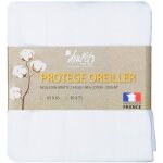 Protge oreiller doulito - 65x65 cm - made in france - coton - blanc