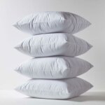 Homescapes - prot�ge - oreiller imperm�able en tissu �ponge 60 x 60 cm, lot de 4