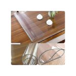 Prot�ge table pvc nappe / protecteur de table transparent sur mesure (dispo en (160x90 cm)