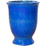 Provencelia arthur 42x52cm, pot grande taille d'ext�rieur fait main en terre cuite �maill�e, r�sistant ...