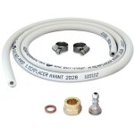 Kit connexion gaz tuyau + adaptateur ttine + raccords pour rchauds et barbecues  gaz