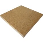 Dalle r�fractaire dense 400 x 400 x 30 mm ? 30 % d'alumine ? r�sistance pyroscopique 1640 �c ? pour cuisson ...