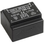 Pt151501 transformateur pour circuits imprims 1 x 230 v 1 x 15 v / ac 0. 35 va 23 ma - gerth