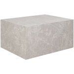 Pula - table basse - effet marbre - 80 cm - beige Pula - table basse - effet marbre - 80 cm - beige