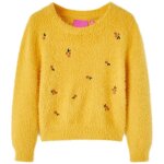 Pull - over tricot pour enfants ocre 116