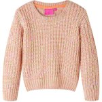 Pull - over tricot pour enfants rose doux 116