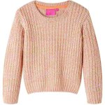 Pull - over tricot pour enfants rose doux 92