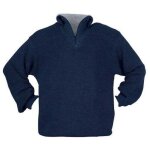 Pullover taille m marine 100 % polyacrylique