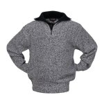 Pullover taille xl noir / blanc moucheté 100 % polyacrylique Pullover taille xl noir / blanc moucheté 100 % polyacrylique