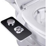 Pulv�risateur bidet non �lectrique avec double buses r�tractables autonettoyantes - nettoyage avant et ...