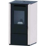 Po�le punto fuoco pellet vania 9, 5 kw blanc