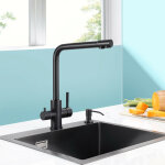 Cecipa - pure - b robinet cuisine 3 voies, mitigeur 2 en 1 pratique avec 2 leviers de commande séparés ... Cecipa - pure - b robinet cuisine 3 voies, mitigeur 2 en 1 pratique avec 2 leviers de commande séparés ...