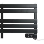 Purline - sèche - serviettes électrique compact noir 100w Purline - sèche - serviettes électrique compact noir 100w