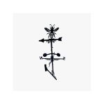 Qem - girouette de toit style fl�che mod�le abeille avec support universel
