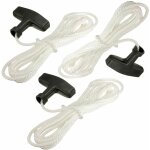Cordon de dmarrage de tondeuse  gazon pour pices de moteur de dbroussailleuse de scie  gazon, 3 ...