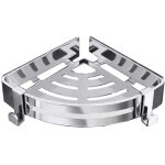 Qersta - support d'angle en acier inoxydable pour salle de bain - rangement sans per�age