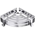 Qersta - support d'angle en acier inoxydable pour salle de bain - rangement sans per�age