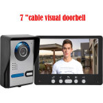 7 pouces cbl visuel doorbell villa home building set systme d'interphone bidirectionnel impermable ...