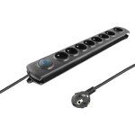 Parasurtenseur qoltec 8 prise de courant 3. 0m 50114