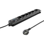 Parasurtenseur - ca 230 v - 3680 w - 6 connecteur de sortie - europe (50112) - qoltec Parasurtenseur - ca 230 v - 3680 w - 6 connecteur de sortie - europe (50112) - qoltec