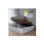 Le quai des affaires - lit coffre torino 140x190 + 1 sommier / blanc / 200x155x32 Le quai des affaires - lit coffre torino 140x190 + 1 sommier / blanc / 200x155x32