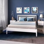 Le quai des affaires - lit parker 160x200 / blanc / 206x167x90 Le quai des affaires - lit parker 160x200 / blanc / 206x167x90