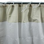 Thedecofactory - quatrain - rideau en coton à nouettes blanc et naturel 150x250 Thedecofactory - quatrain - rideau en coton à nouettes blanc et naturel 150x250