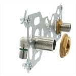 Quick plomberie - kit fixation robinetterie douche ou bain � sertir laiton m 20 x 27 tube per