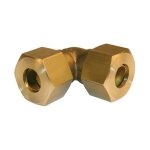 Quick plomberie - raccord coud� 90� biconique laiton d. 12 pour tube en cuivre