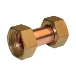 Quick plomberie - sans marque raccord droit 2 �crous prisonniers � visser, f20x27 - 15x21, pour tube ...