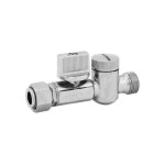 Quick plomberie - vanne d'arrt avec filtre, mle / femelle 12 x 17 mm 12 x 17 mm