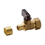 Vanne d'arrt per  glissement crou libre 15 x 21 mm - quick plomberie